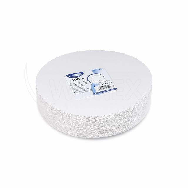 Lepenková podložka pod tortu biela O22cm RECY [100 ks]_5