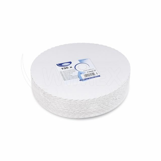Lepenková podložka pod tortu biela O22cm RECY [100 ks]_8