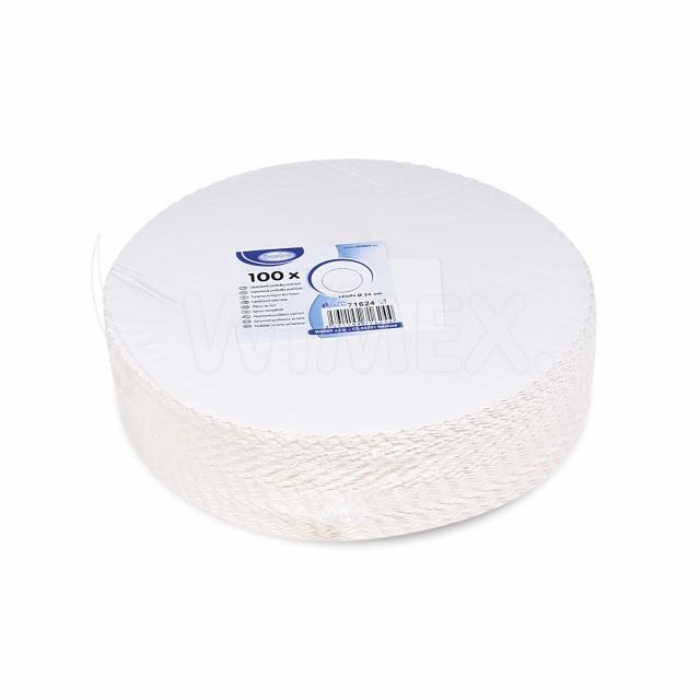 Lepenková podložka pod tortu biela O24cm RECY [100 ks]_8