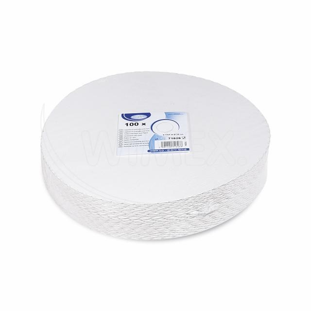 Lepenková podložka pod tortu biela O26cm RECY [100 ks]_8