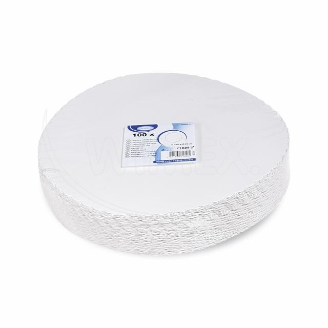 Lepenková podložka pod tortu biela O28cm RECY [100 ks]_8