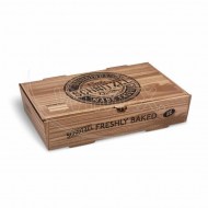 Schnitzel box (mikrovlnitá lepenka) kraft s potlačou 280 x 170 x 60 mm [100 ks]_1