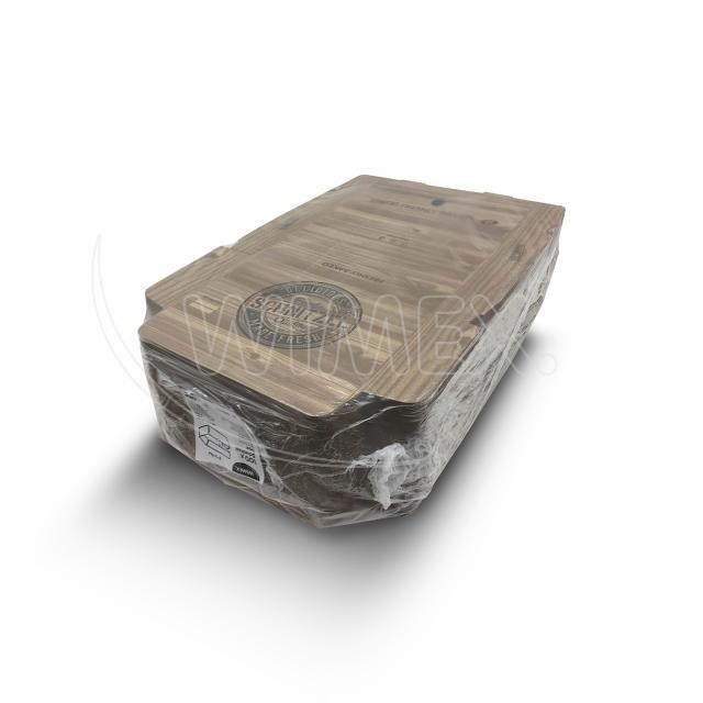 Schnitzel box (mikrovlnitá lepenka) kraft s potlačou 280 x 170 x 60 mm [100 ks]_1