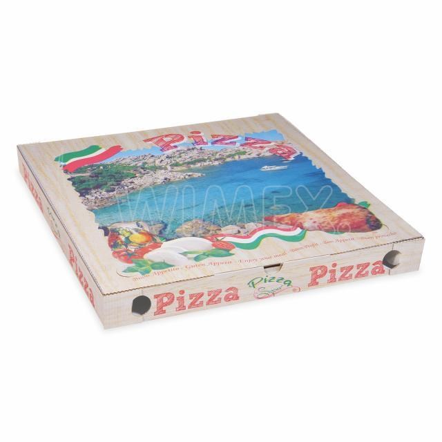 Krabica na pizzu z vlnitej lepenky 50 x 50 x 5 cm [100 ks]_5