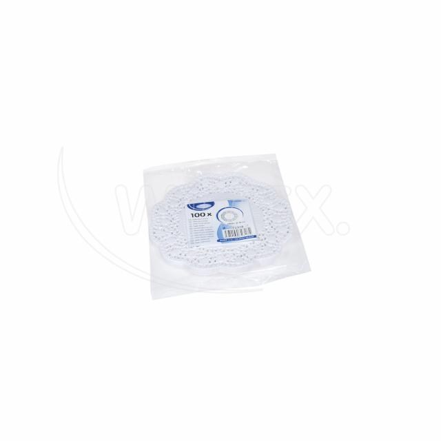 Dekoračná krajka (PAP) okrúhla biela O18cm [100 ks]_8