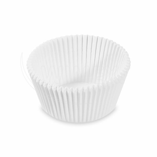 Cukrárenský košíček (PAP) biely O50 x 32 mm [1000 ks]_1
