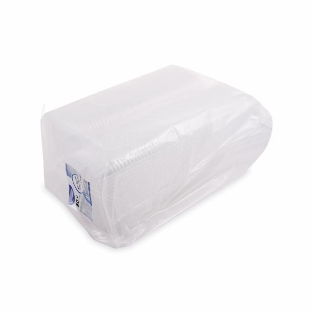 Miska (PP) s viečkom oválna priehľadná 375ml [50 ks]_4