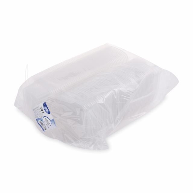Miska (PP) s viečkom oválna priehľadná 500ml [50 ks]_4