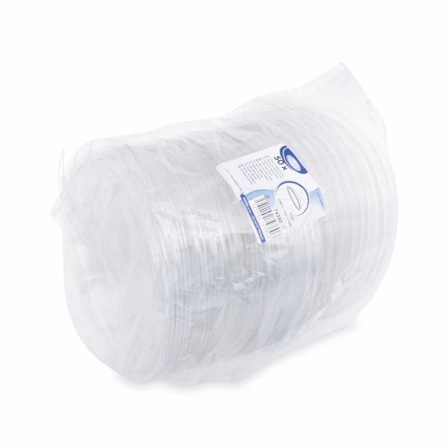 Viečko (rPET) priehľadné pre šalátovú misku O230mm [50 ks]_1