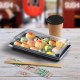 Miska na Sushi (PET) čierna 185 x 127 x 20 mm + viečko [400 sád]_9
