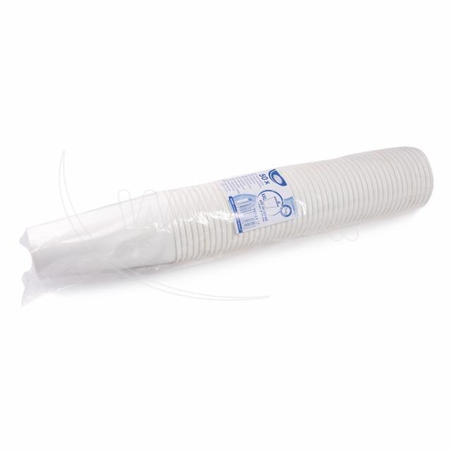 Papierový pohár biely O90mm 610ml XXL: 0,5L/20oz [50 ks]_1