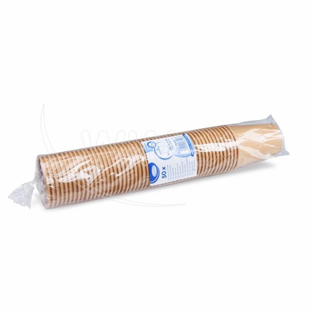 Papierový pohár kraft O80mm 280ml M: 0,2L/8oz [50 ks]_8
