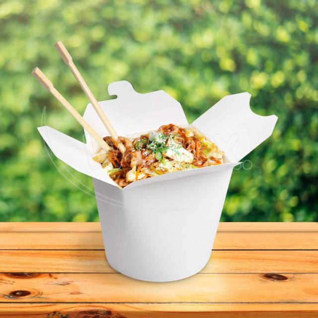 Food box (PAP/PE) biely 750ml/26oz [50 ks]_8