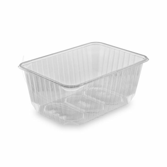 Vanička (PP) hranatá priehľadná 186 x 133 mm 1200ml [50 ks]_1
