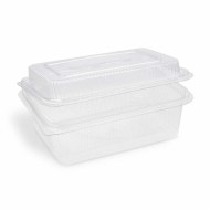 Miska (rPET) s viečkom hranatá priehľadná 1500 + 450 ml [50 ks]_1