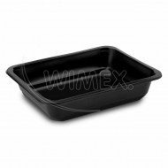 Menu misa (PP) nedelená čierna 227 x 178 x 50 mm [50 ks] nahrada ZMC1_1