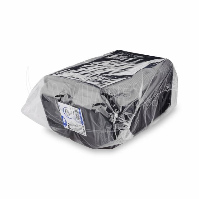 Menu misa (PP) 2dielna čierna 227 x 178 x 50 mm [50 ks] - nahrada ZMC2_1