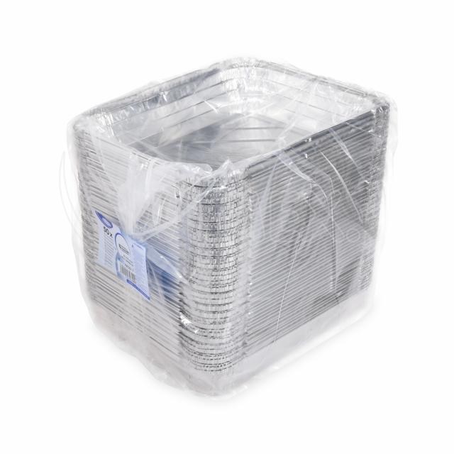 Misa (ALU) Gastro hranatá 320 x 260 x 60 mm 3500ml 1/2 [50 ks]_1