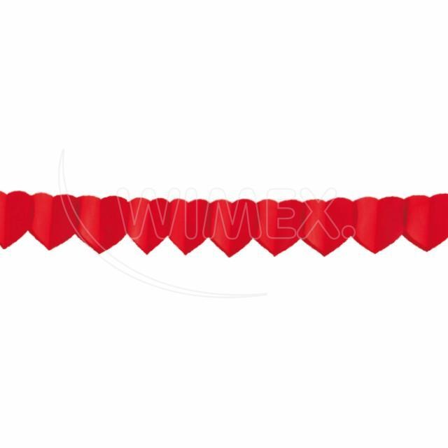 Papierová girlanda Srdcia O18cm x 4m [1 ks]_5