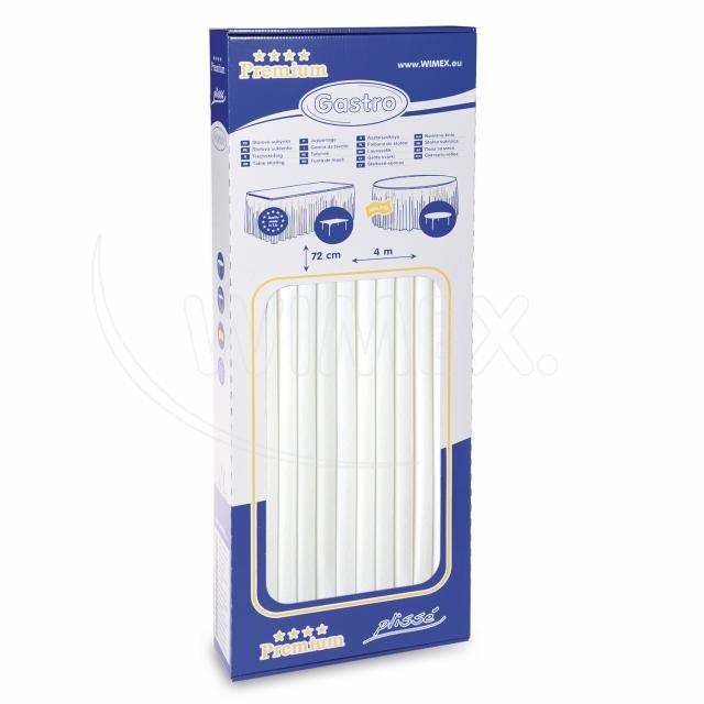 Stolová sukienka (PAP-Airlaid) PREMIUM biela 72cm x 4m [1 ks]_7