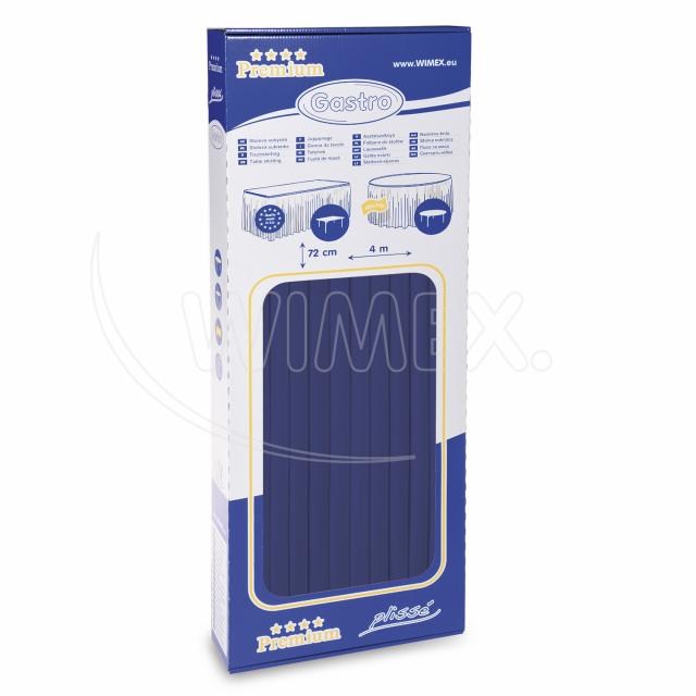 Stolová sukienka (PAP-Airlaid) PREMIUM tmavomodrá 72cm x 4m [1 ks]_6
