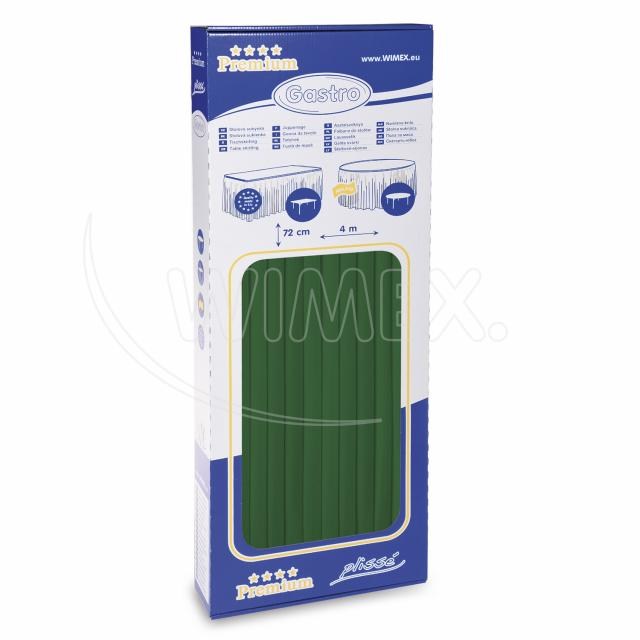 Stolová sukienka (PAP-Airlaid) PREMIUM tmavozelená 72cm x 4m [1 ks]_6