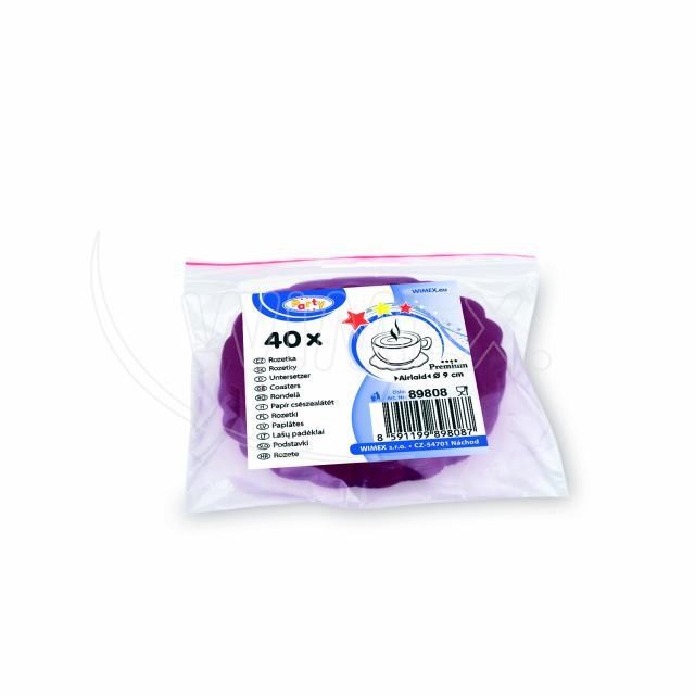 Rozetka (PAP-Airlaid) PREMIUM bordová O9cm [40 ks]_4
