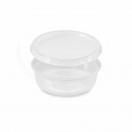 Miska (PP) okrúhla priehľadná 125ml + viečko [250 sád]_1
