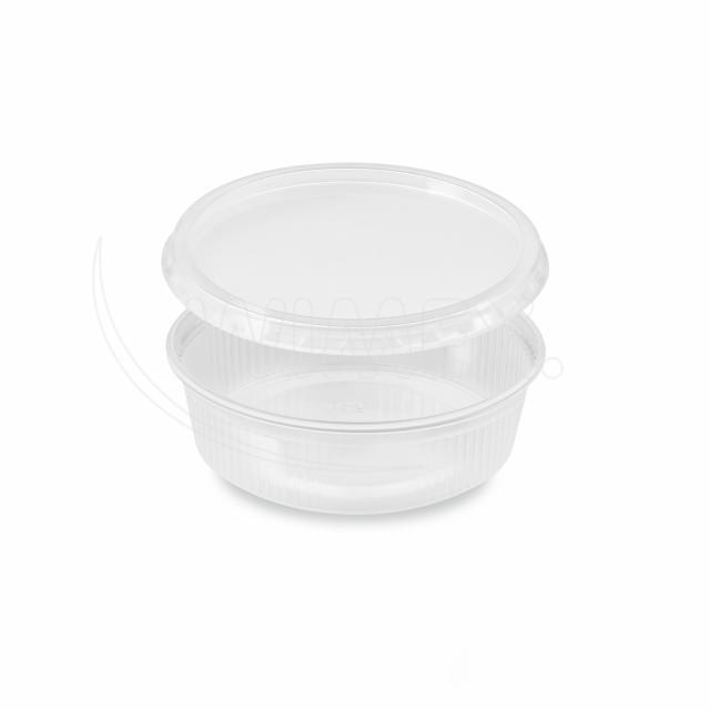 Miska (PP) okrúhla priehľadná 125ml + viečko [250 sád]_1