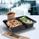 Menu misa (PP) extra-pevná 2dielna čierna 227 x 178 x 49 mm [50 ks]_2