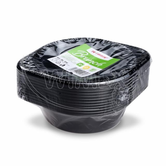 Miska (PP) Reware Brunch vratná čierna O156 x 45 mm 500ml [12 ks]_2